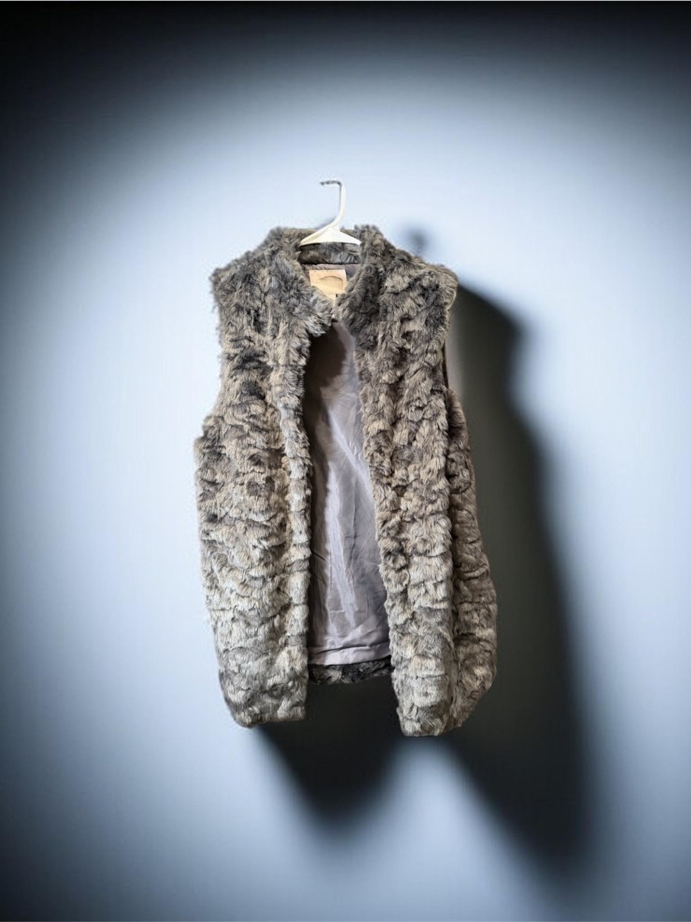 Forever 21 Gray Teddy Jacket #0063